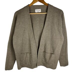 Journal Standard Womens Lahn Combi Wool Tec Open Front Cardigan Sweater Sz M